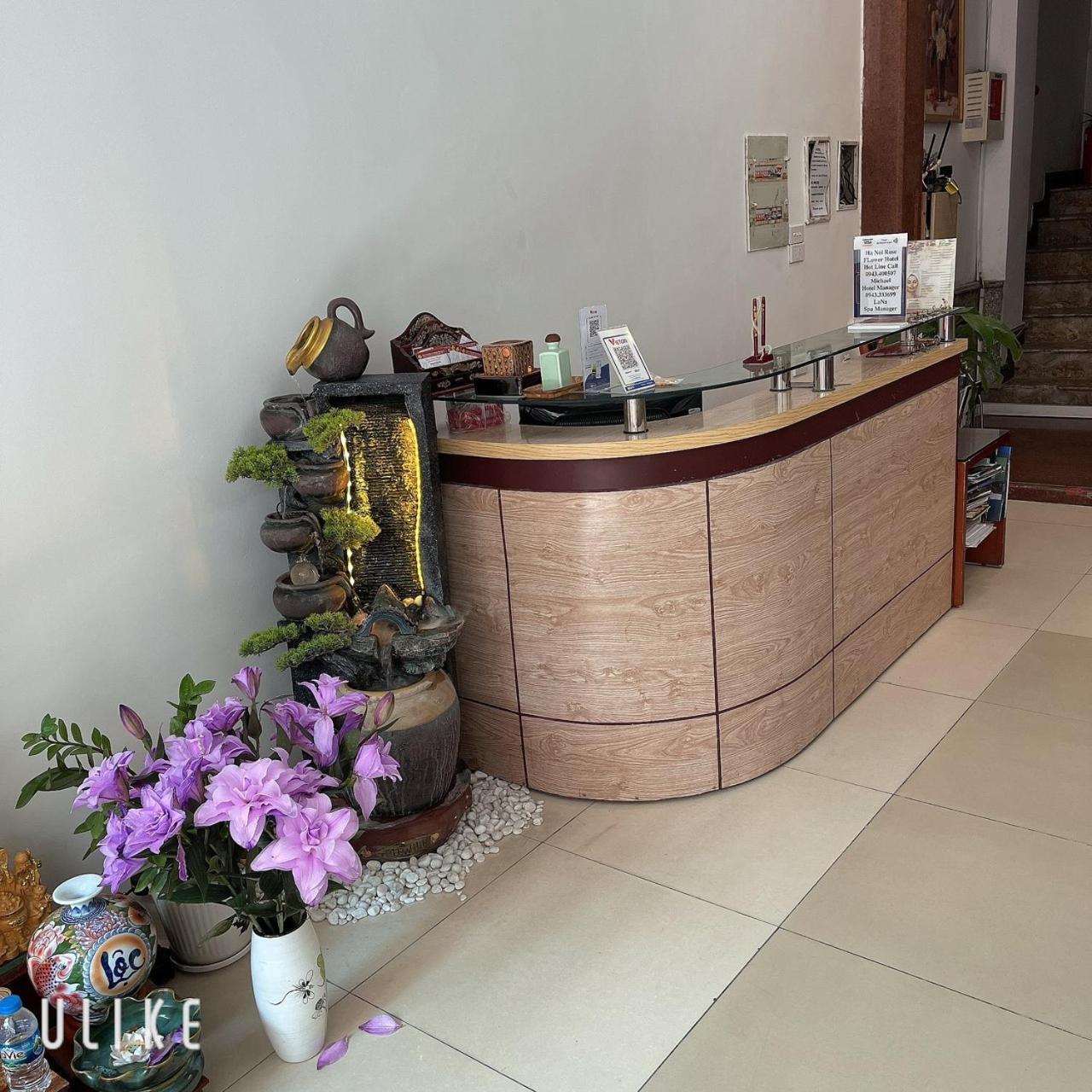 Hanoi Rose Flower Hotel & Spa Bagian luar foto